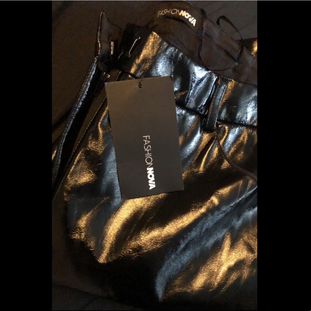 Brand New Latex Pants - Black